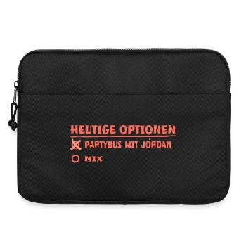 Heutige Optionen Partybus Jördan Grafik - Laptoptasche 15" - Schwarz - Vorne
