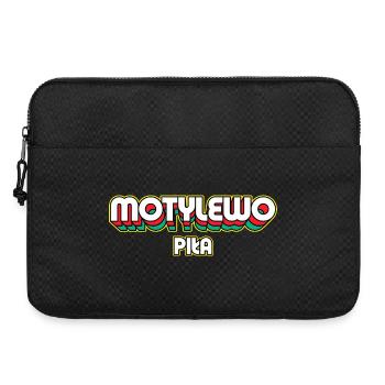 Papillon Piła. Nom du district rétro - Sacoche pour ordinateur portable 15 pouces - noir - Devant