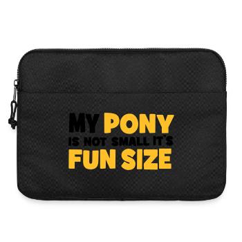 pony - Laptop bag 15" - black - Front