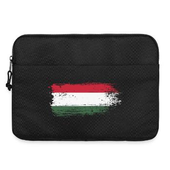 Hungarian Brush Flag - Laptop bag 15" - black - Front