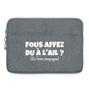 military, seventh company, 7th company - Laptop bag 15" - heather grey - Front