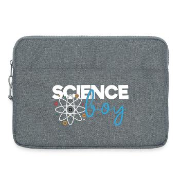 Garçon de science - Sacoche pour ordinateur portable 15 pouces - gris chiné - Devant