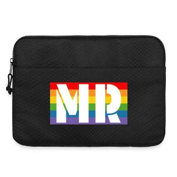Rainbow shirt MR - Laptoptasche 15" - Schwarz - Vorne