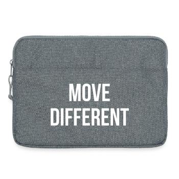 MOVE DIFFERENT. | Greyline Official - Laptop bag 15" - heather grey - Front