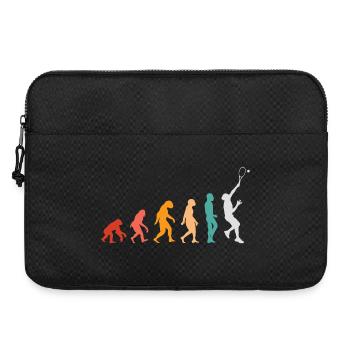 Évolution du tennis - Sacoche pour ordinateur portable 15 pouces - noir - Devant