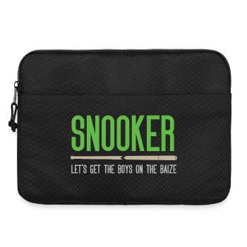 Snooker – Lasst uns die Jungs auf die Bühne bringen - Laptoptasche 15" - Schwarz - Vorne