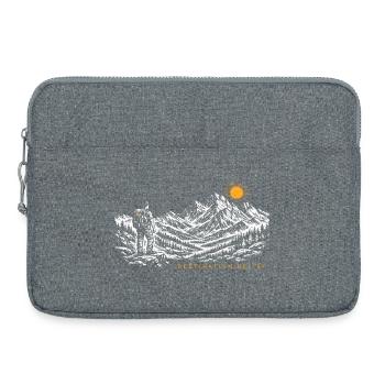 Lumière de secours pour randonnées Sunrise Destination - Sacoche pour ordinateur portable 15 pouces - gris chiné - Devant