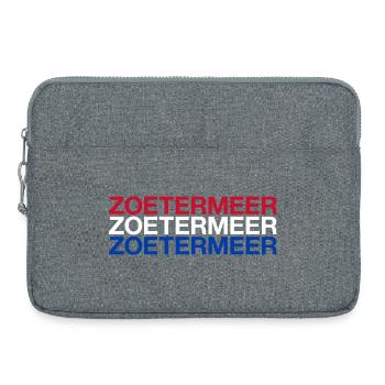 ZOETERMEER Pays-Bas Drapeau des Pays-Bas - Sacoche pour ordinateur portable 15 pouces - gris chiné - Devant