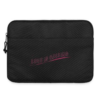 L’amour appelle - Sacoche pour ordinateur portable 15 pouces - noir - Devant