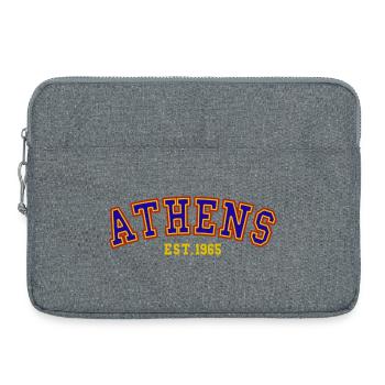 Athènes Est.1965 - Sacoche pour ordinateur portable 15 pouces - gris chiné - Devant