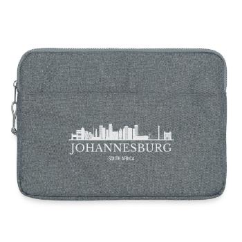 Johannesburg Skyline, Afrique du Sud - Sacoche pour ordinateur portable 15 pouces - gris chiné - Devant