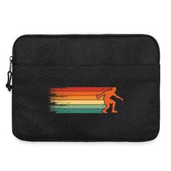 Boule retro Petanque Boule Boule player - Laptop bag 15" - black - Front