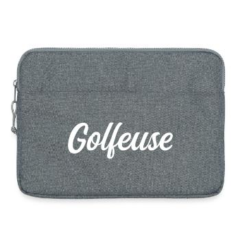 Golfspieler - Laptoptasche 15" - Grau meliert - Vorne