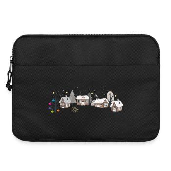 White Christmas - Laptop bag 15" - black - Front