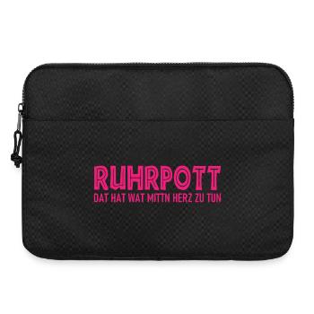 Ruhrpott - Dat hat wat mittn Herz zu tun - Laptoptasche 15" - Schwarz - Vorne