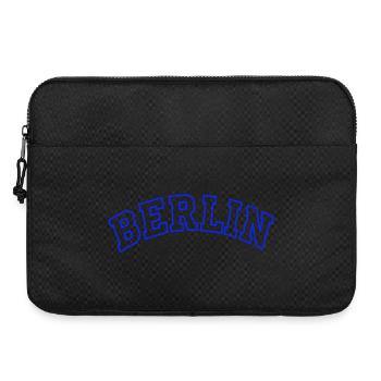 Contour Berlin en bleu électrique - Sacoche pour ordinateur portable 15 pouces - noir - Devant
