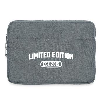 Limited Edition 2015 Geburtstag - Laptoptasche 15" - Grau meliert - Vorne