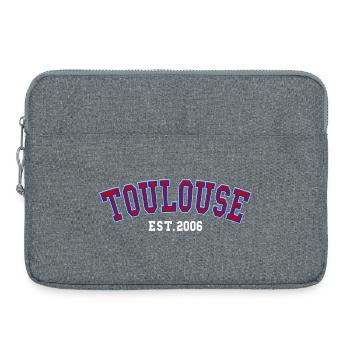 Toulouse Fondée en 2006 - Sacoche pour ordinateur portable 15 pouces - gris chiné - Devant