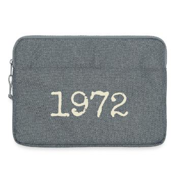 Cadeau Anniversaire 1972 - Génial depuis 1972 - Sacoche pour ordinateur portable 15 pouces - gris chiné - Devant