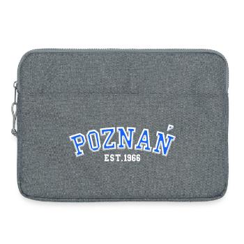  Poznań Est. 1966 - Laptop bag 15" - heather grey - Front