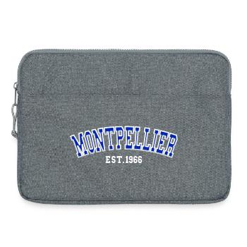 Montpellier Est. 1966 - Laptop bag 15" - heather grey - Front