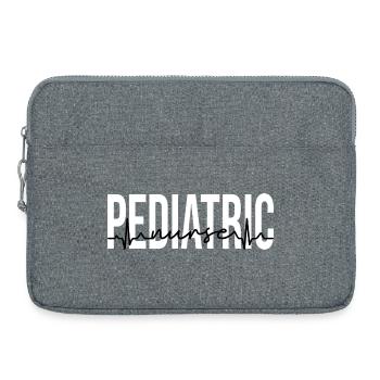 Kinderkrankenschwestern - Laptoptasche 15" - Grau meliert - Vorne