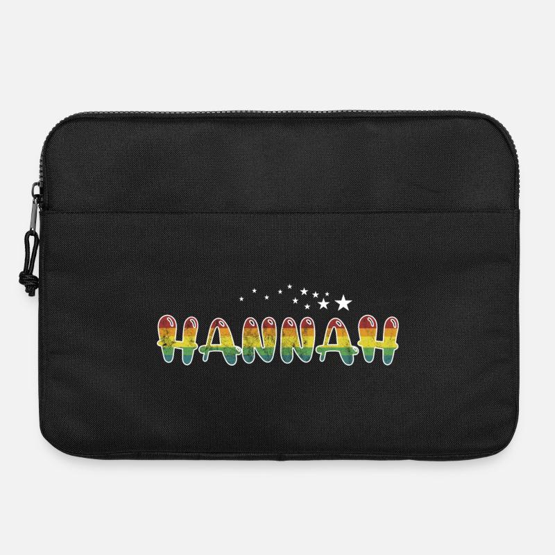 Nome Hannah Maiden name Gift - Borsa per laptop 15" - nero