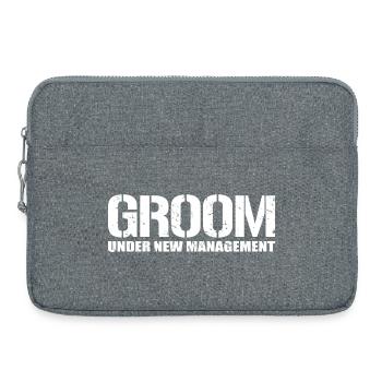 Marié sous une nouvelle direction, drôle d’enterrement de vie de garçon - Sacoche pour ordinateur portable 15 pouces - gris chiné - Devant