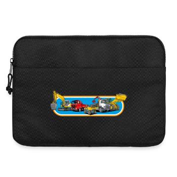 Construction Machinery Park - Laptop bag 15" - black - Front