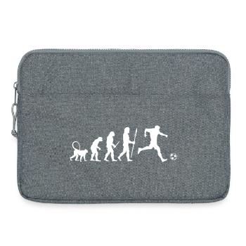 Fußball Evolution - Laptoptasche 15" - Grau meliert - Vorne