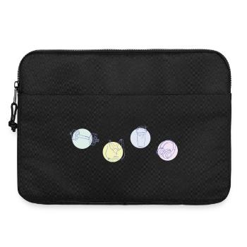 Accessoires de sport de fitness - couleur - Sacoche pour ordinateur portable 15 pouces - noir - Devant