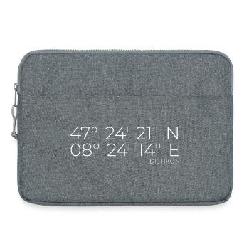 Koordinaten Dietikon Zürich - Laptoptasche 15" - Grau meliert - Vorne