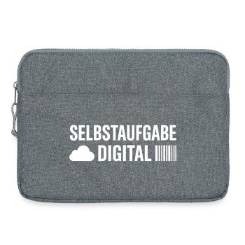 SELBSTAUFGABE DIGITAL – tragbarer Widerspruch - Laptoptasche 15" - Grau meliert - Vorne
