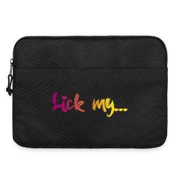 Lick my - Laptoptasche 15" - Schwarz - Vorne