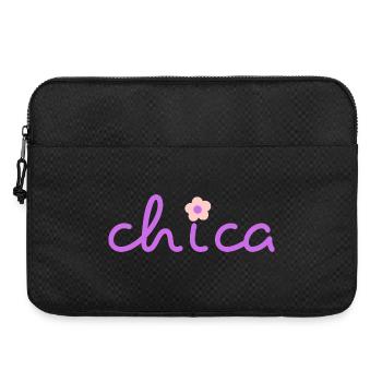 Chica-Blume - Laptoptasche 15" - Schwarz - Vorne