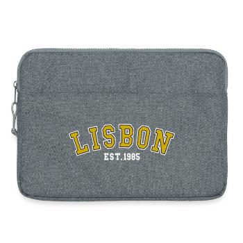 Lisbon Est. 1985 - Laptop bag 15" - heather grey - Front