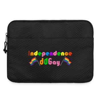 Unabhängigkeit Schwuler Regenbogen - Laptoptasche 15" - Schwarz - Vorne