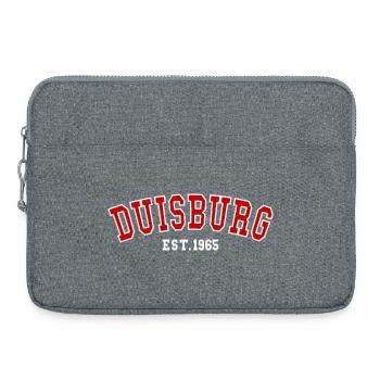 Duisburg Est. 1965 - Sacoche pour ordinateur portable 15 pouces - gris chiné - Devant
