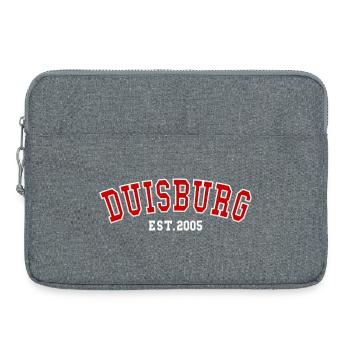 Duisburg Est. 2005 - Sacoche pour ordinateur portable 15 pouces - gris chiné - Devant