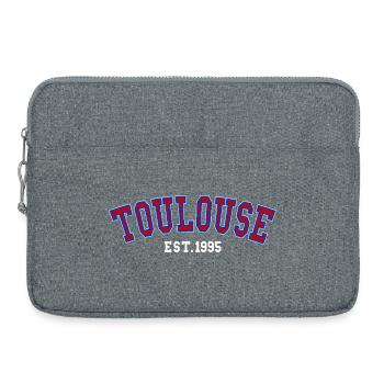 Toulouse Est. 1995 - Sacoche pour ordinateur portable 15 pouces - gris chiné - Devant