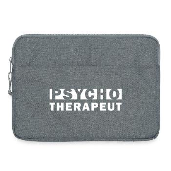 Psychotherapeut – Geschenkidee - Laptoptasche 15" - Grau meliert - Vorne