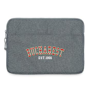 Bucharest Est. 1966 - Laptop bag 15" - heather grey - Front