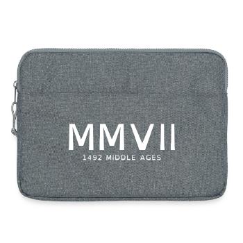 2007_LINE_white - Laptoptasche 15" - Grau meliert - Vorne