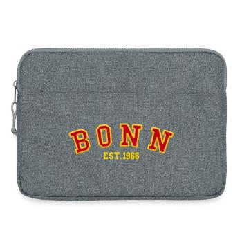 Bonn Est. 1966 - Laptop bag 15" - heather grey - Front