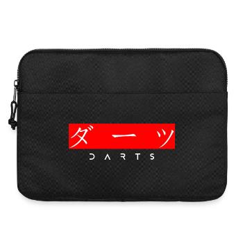 Darts | japanische Schriftzeichen | Kanji - Laptoptasche 15" - Schwarz - Vorne
