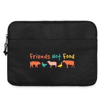 friends not food Vegan - Laptoptasche 15" - Schwarz - Vorne
