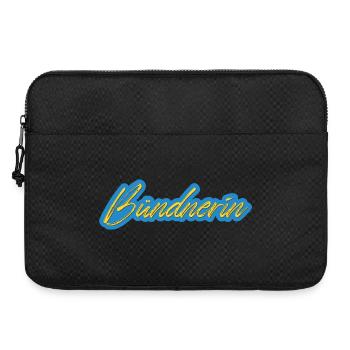 Bündnerin Neon Script - Laptoptasche 15" - Schwarz - Vorne