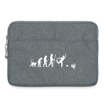 Evolution of Bowling - Laptop bag 15" - heather grey - Front