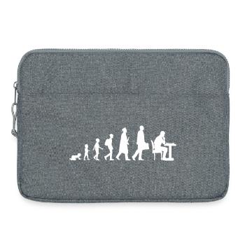 Child to chess player - Laptop bag 15" - heather grey - Front