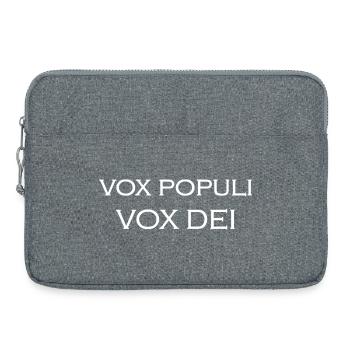 VOX_POPULI-_VOX_DEI - Laptop bag 15" - heather grey - Front